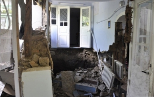 В Болграде жилой дом провалился под землю