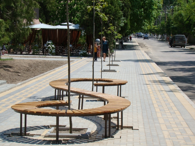 В Рени завершился первый этап реконструкции парка Победы
